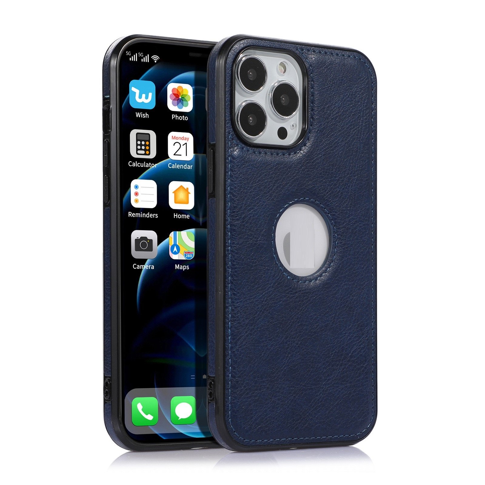 Back Leather Phone Case For iPhone 16 Pro Max 15 Plus 14 13 12 11 Pro X XS XR 7 8 Classic Luxury Elegant Thin Protective Cover