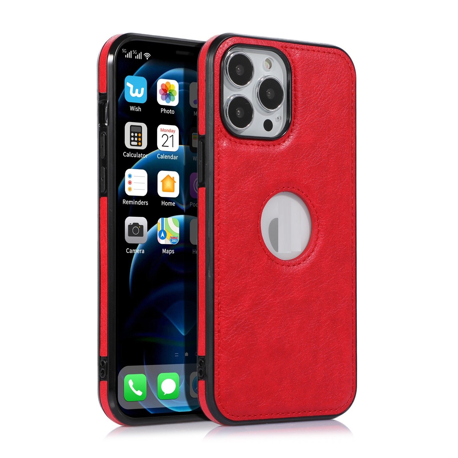 Back Leather Phone Case For iPhone 16 Pro Max 15 Plus 14 13 12 11 Pro X XS XR 7 8 Classic Luxury Elegant Thin Protective Cover