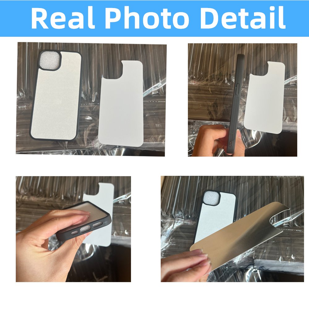 Sublimation phone cases Blank Wholesale 2D TPU Aluminum Plate Cell phone Case For Sublimation Custom Printing For Iphone 14 Pro
