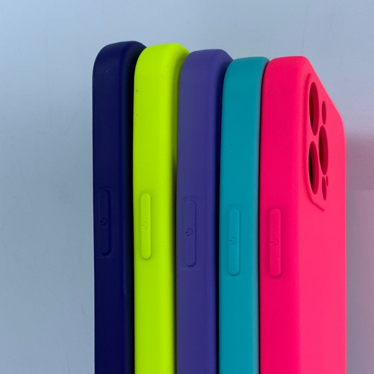 Soft Silicone Phone Case For iPhone 15 14 13 12 11 Pro Max Shockproof Lens Protection Cover