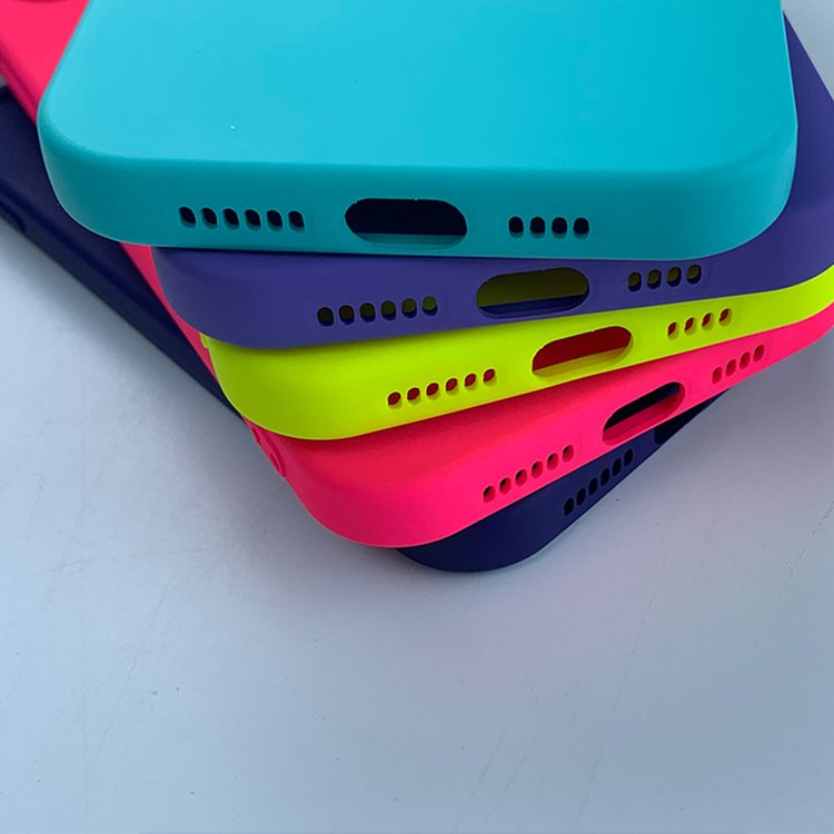 Soft Silicone Phone Case For iPhone 15 14 13 12 11 Pro Max Shockproof Lens Protection Cover