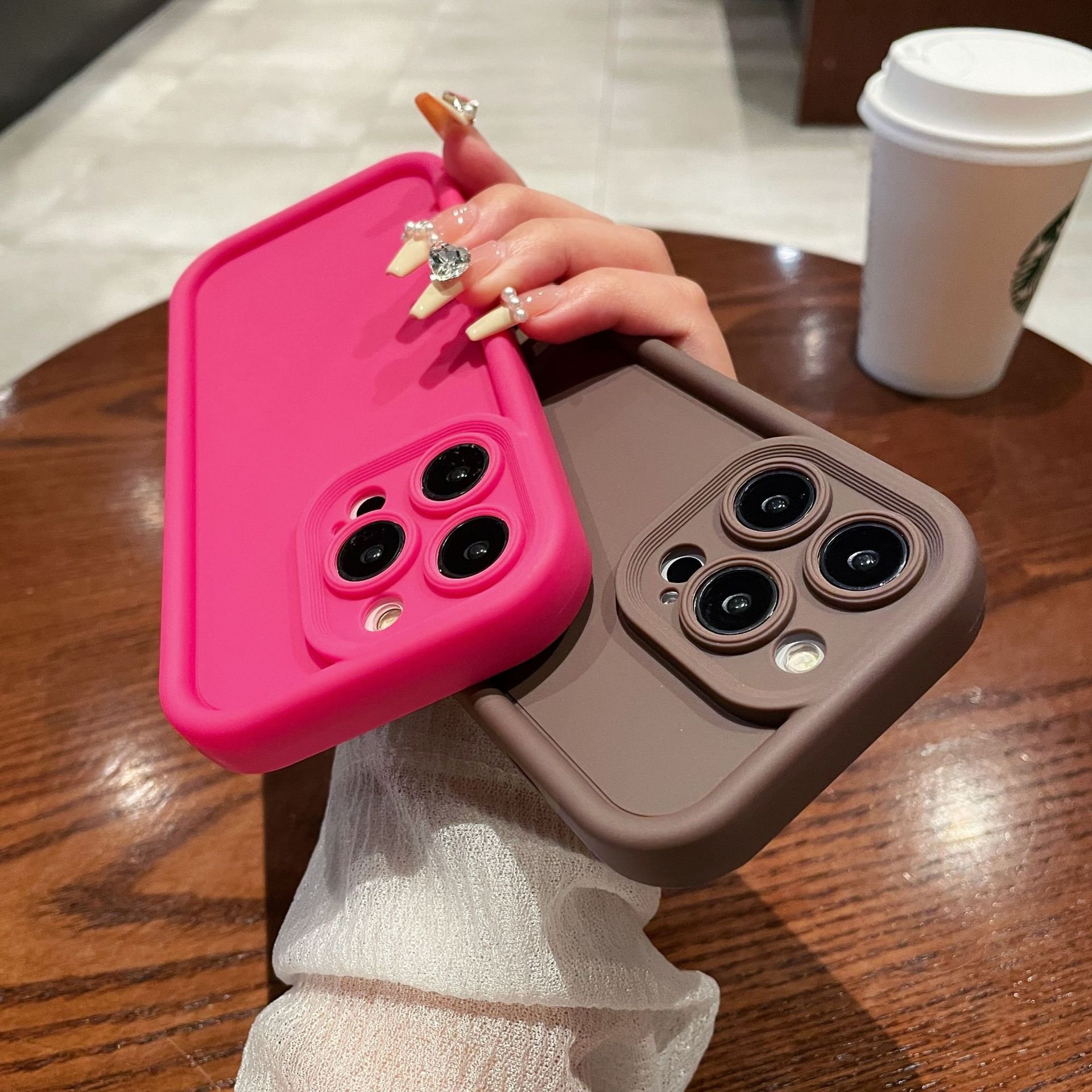 New Phone Case for iPhone 15 TPU Silicone Protective Cover Shockproof Mobile Phone Case For iPhone 15 14 13 12 11 Pro Max