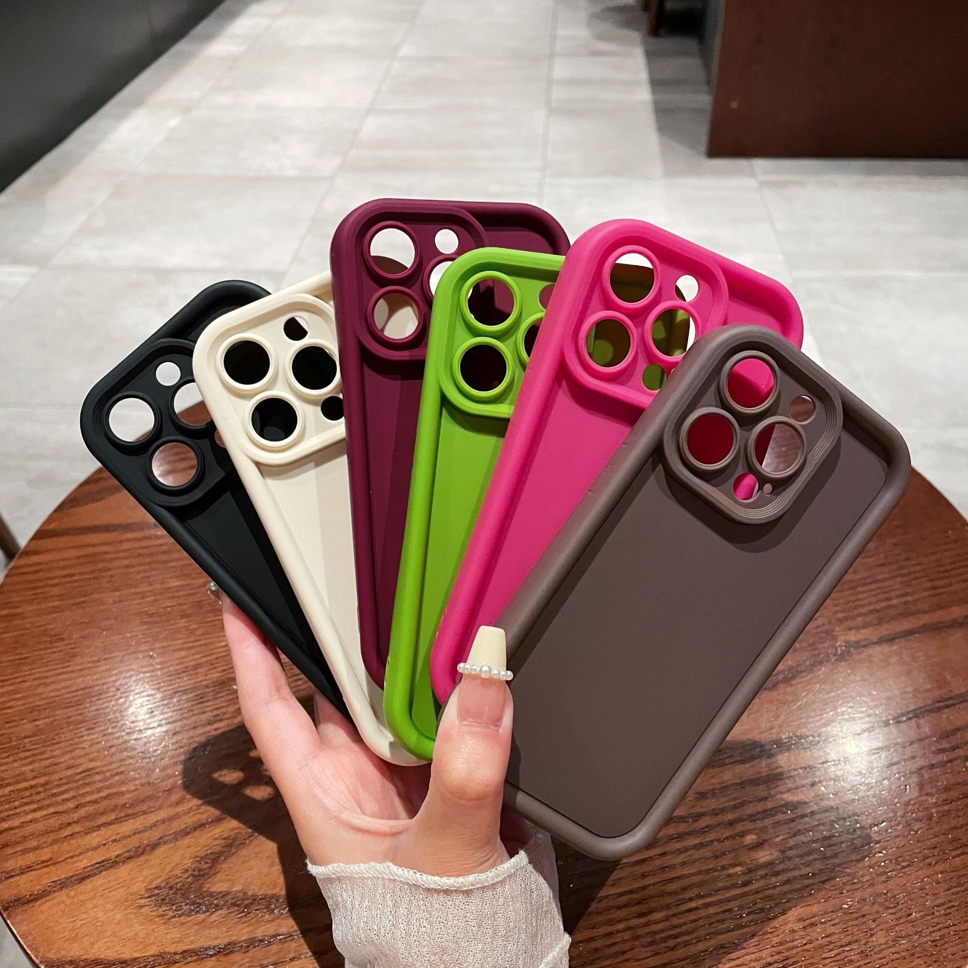 New Phone Case for iPhone 15 TPU Silicone Protective Cover Shockproof Mobile Phone Case For iPhone 15 14 13 12 11 Pro Max