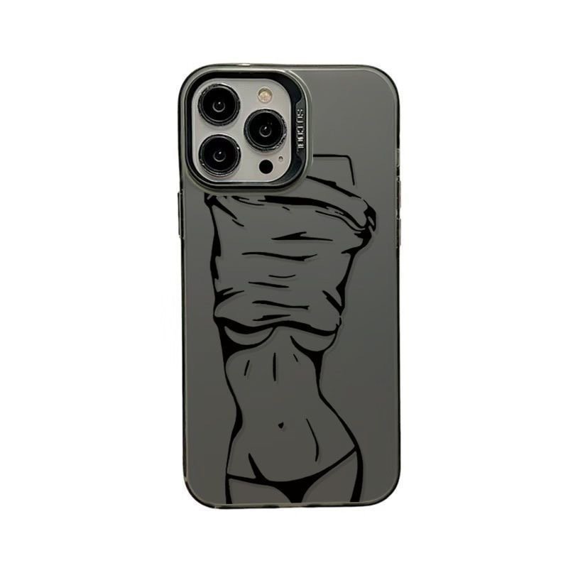 Color Silver Imd Personalized Trend Stone Island Mobile Phone Cases For Iphone 11 12 13 14 15 Pro Max Xr Xsmax Phone Accessories