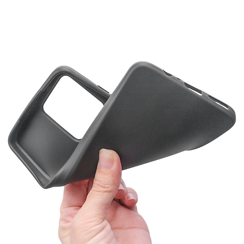 Matte Silicone Phone Case For Motorola Moto G85 5G Black TPU Back Cover Mobile Phone Cases