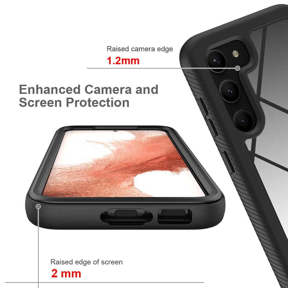 2 in 1 Screen Protector & mobile phone case for Samsung SAM S23 Plus 360 degrees protection