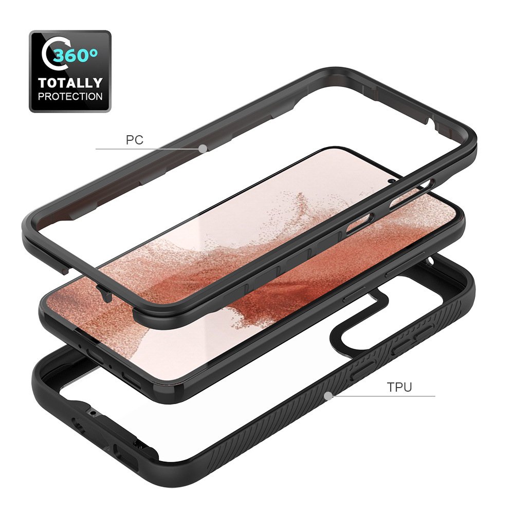 2 in 1 Screen Protector & mobile phone case for Samsung SAM S23 Plus 360 degrees protection