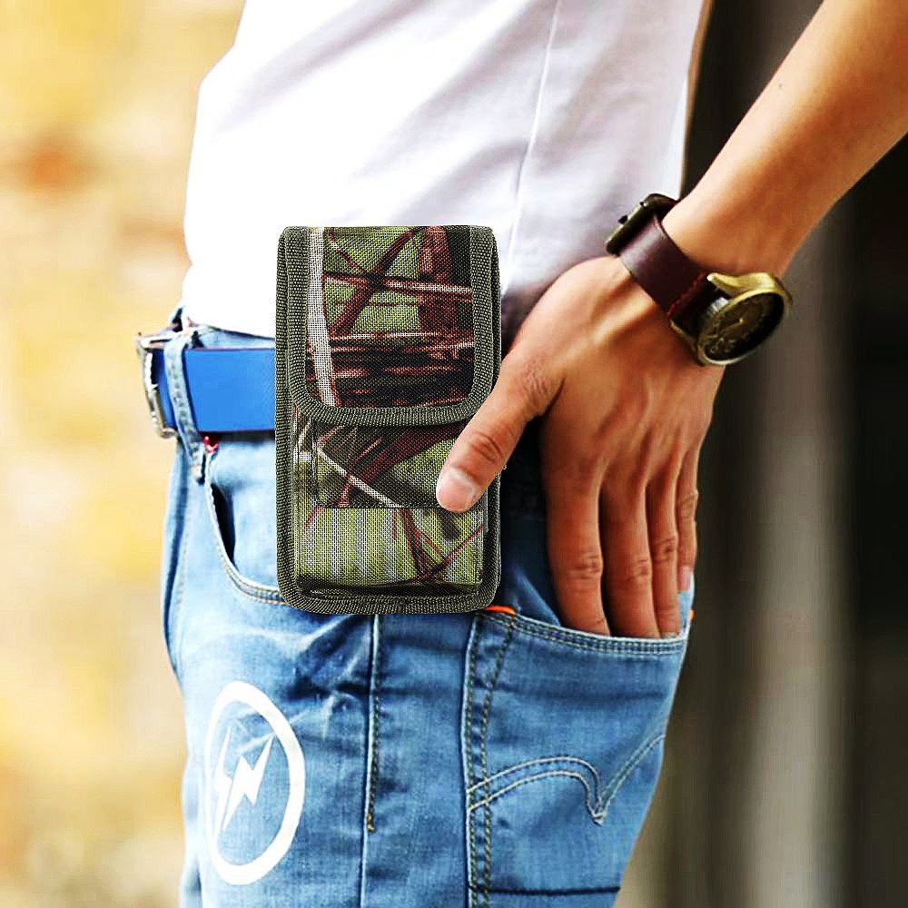 Phone Holster Belt Clip Case for Z Flip Z Fold Nylon Carrying Case Pouch Belt Holder Mobile Phone Bags