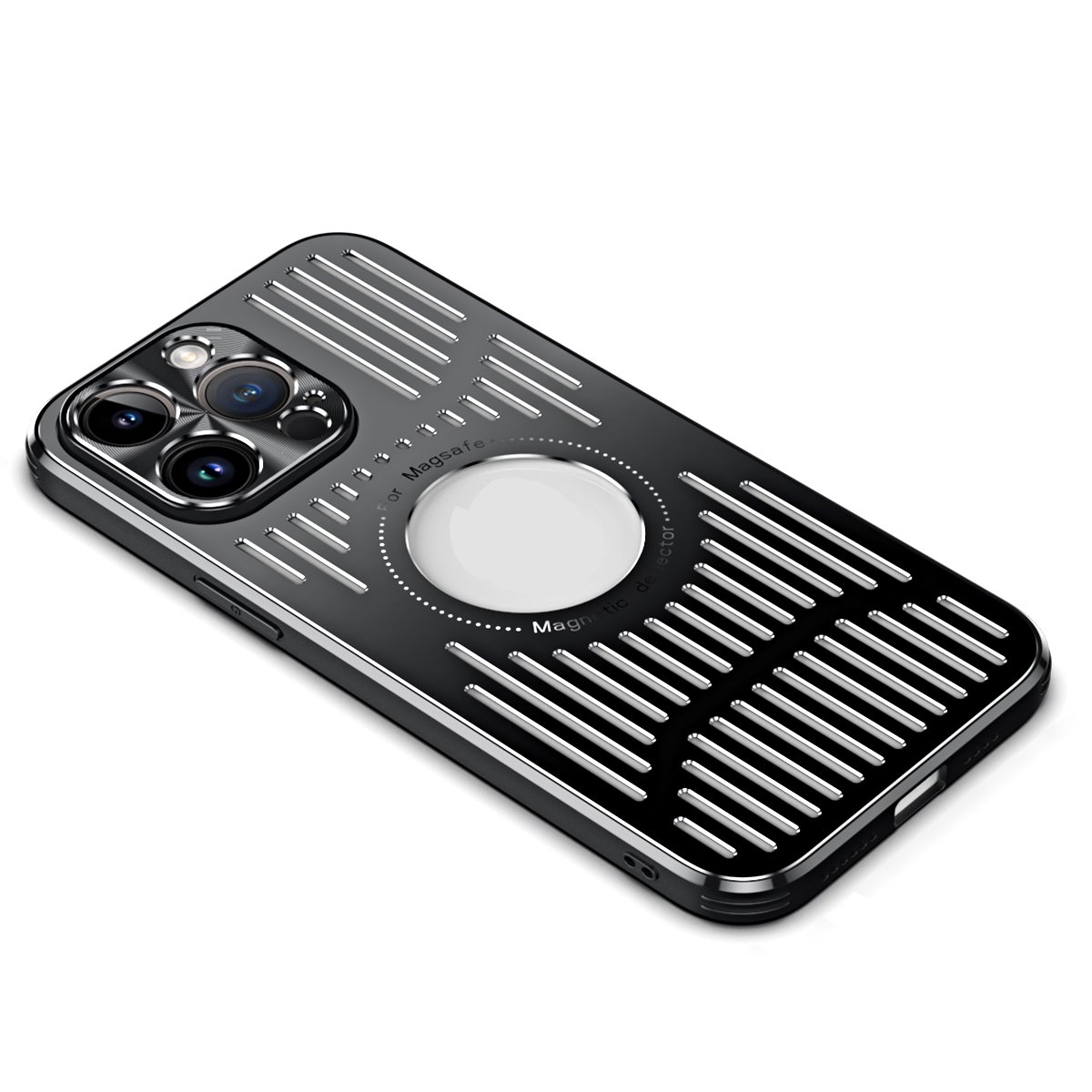 manufacture aluminum metal heat dissipation phone case for iphone 15 pro max magnetic phone case cover for iphone 13 12 14