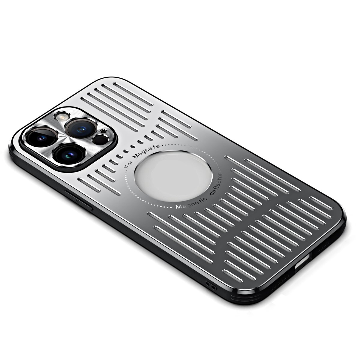 manufacture aluminum metal heat dissipation phone case for iphone 15 pro max magnetic phone case cover for iphone 13 12 14