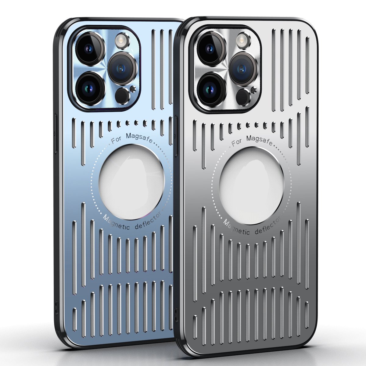 manufacture aluminum metal heat dissipation phone case for iphone 15 pro max magnetic phone case cover for iphone 13 12 14