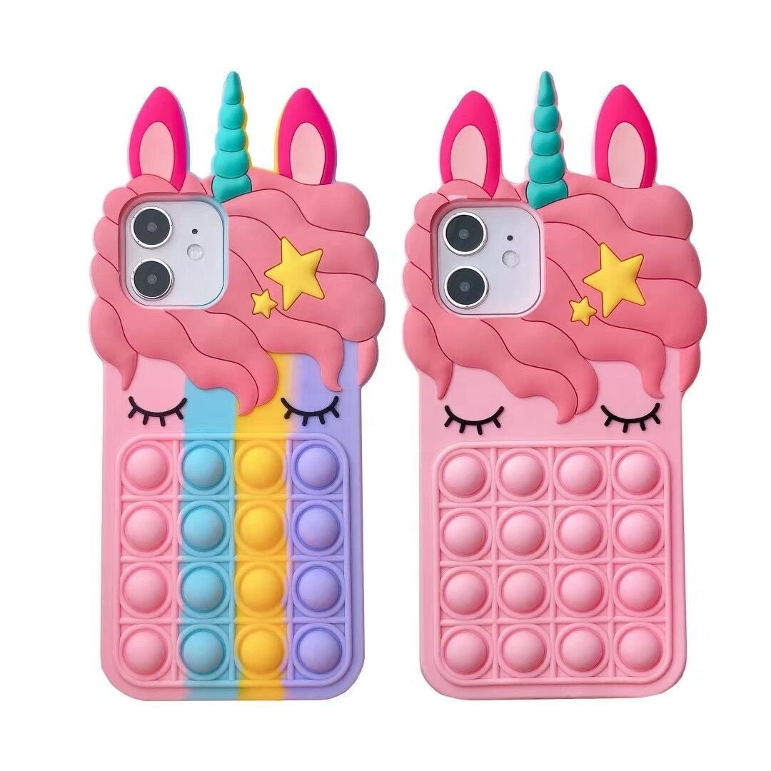 Hot Sales Custom Logo Cute Silicone Mobile Phone Case For Phone 7 8 plus xs max 12 13 pro max Phone Case