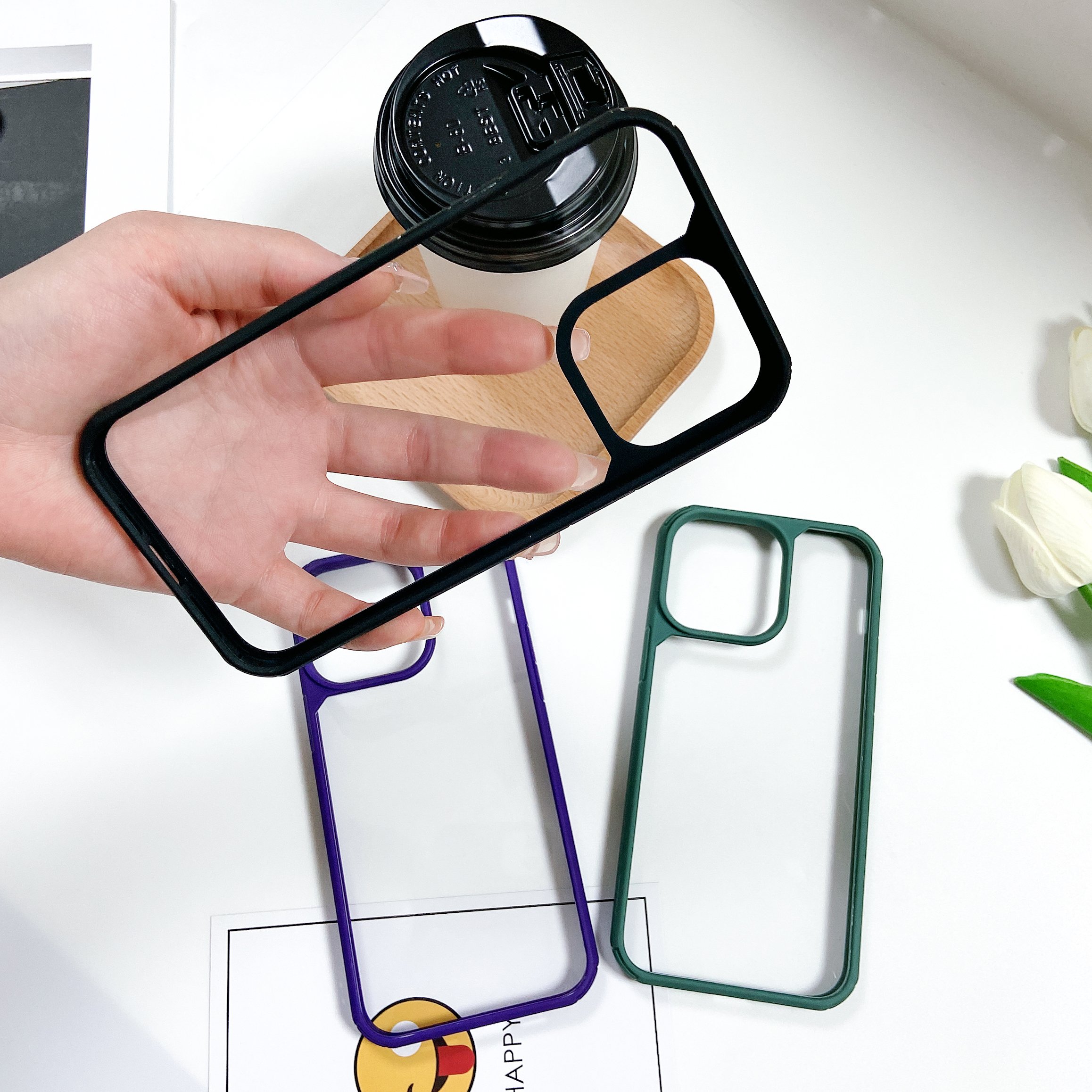 For Iphone 13 Pro Max Transparent Thin Slim Protective Clear Phone Case