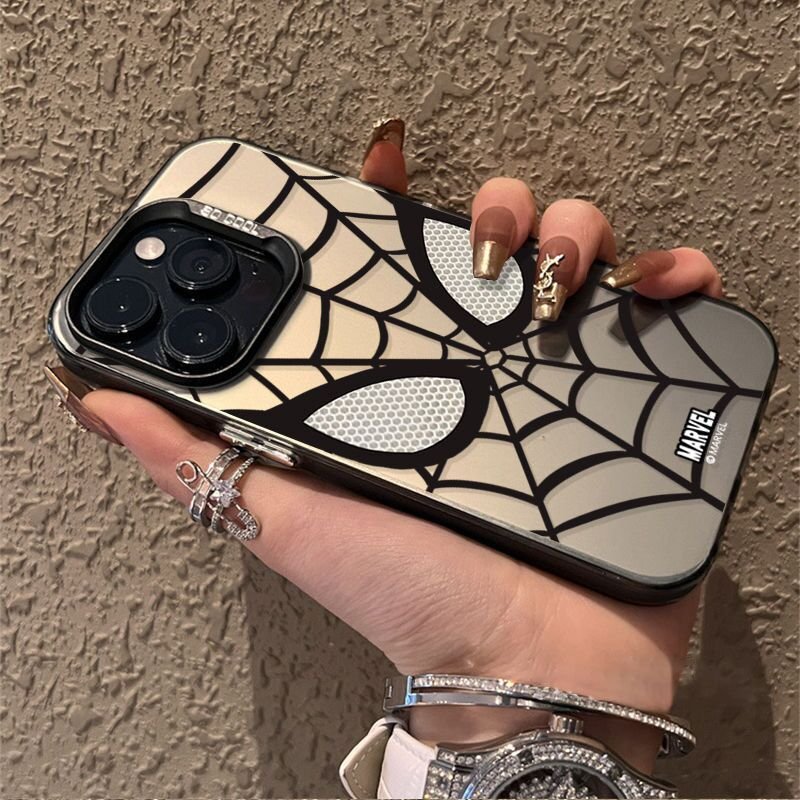 Marvel Spider Man Plain Multistep TPU Soft Phone Case For iPhone 15 14 13 12 11 Pro Max XR XS 7 8 Plus Soft Silicone Cool Cover