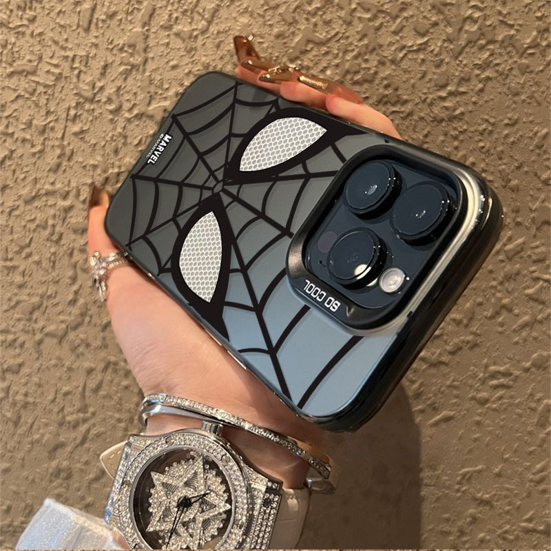 Marvel Spider Man Plain Multistep TPU Soft Phone Case For iPhone 15 14 13 12 11 Pro Max XR XS 7 8 Plus Soft Silicone Cool Cover