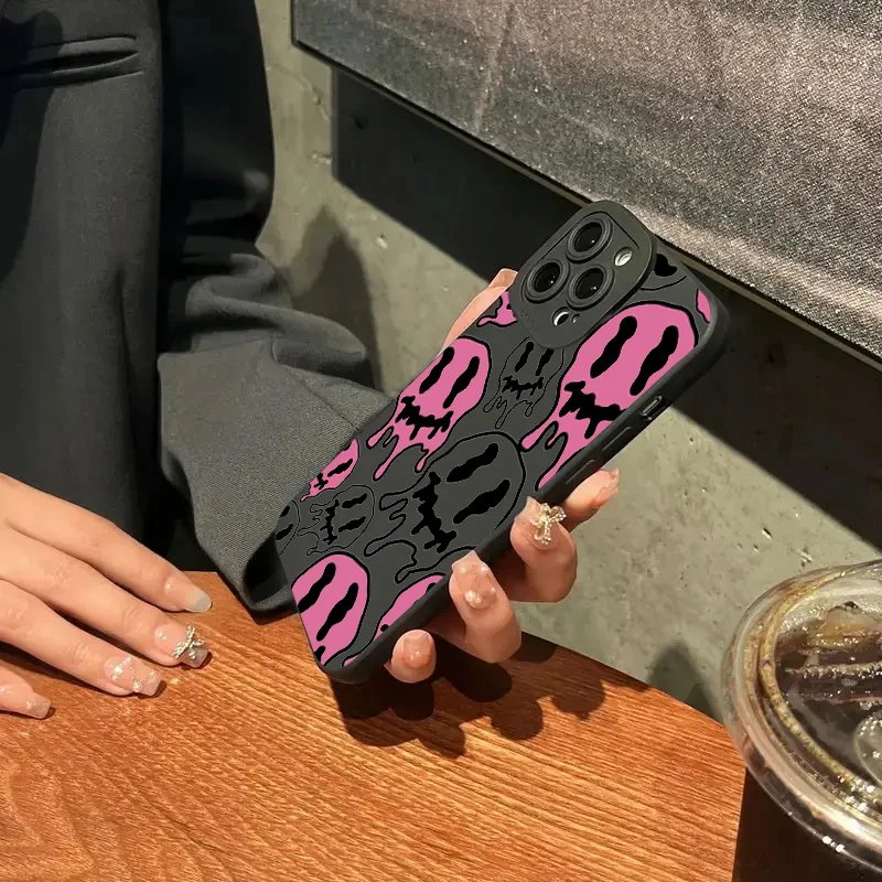 Ghost Face Scream Halloween Phone Case For IPhone 15 14 13 12 11 Pro XR X XS Max 7 8 Plus SE 2020 Shockproof Soft Silicone Cover