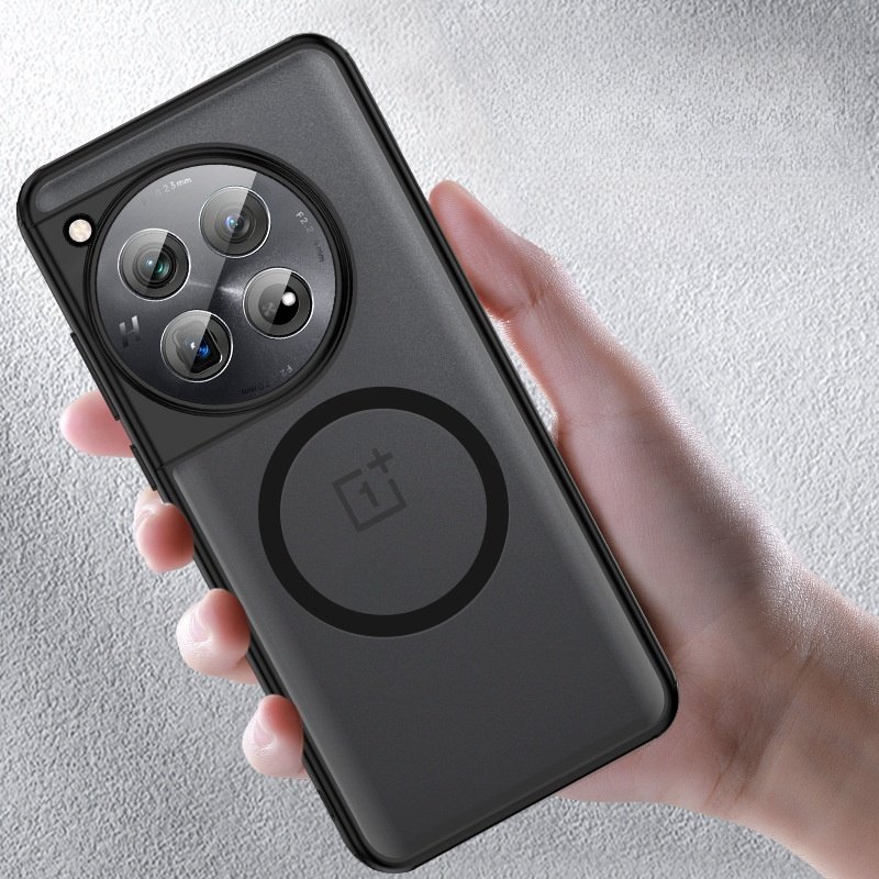 For One Plus 12 Armor Mobile Phone Case with Magnetic Attraction Transparent ACE3 Anti-Fall ACE2Pro Set for One Plus 11
