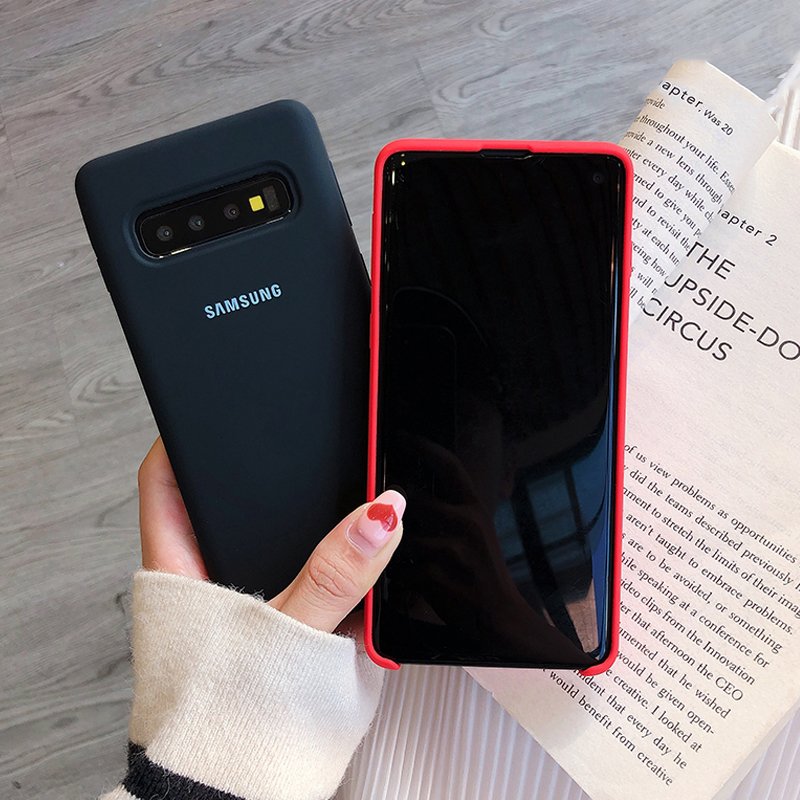TPU Liquid Silicone for Samsung Galaxy S10 S9 S8 Plus Case for Galaxy Note 9 8 S10+ S8+ S9+ S10e Note9 Back Protective Case