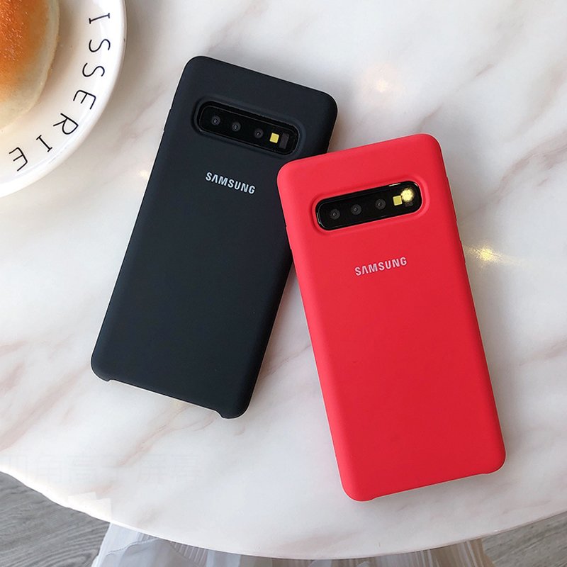 TPU Liquid Silicone for Samsung Galaxy S10 S9 S8 Plus Case for Galaxy Note 9 8 S10+ S8+ S9+ S10e Note9 Back Protective Case