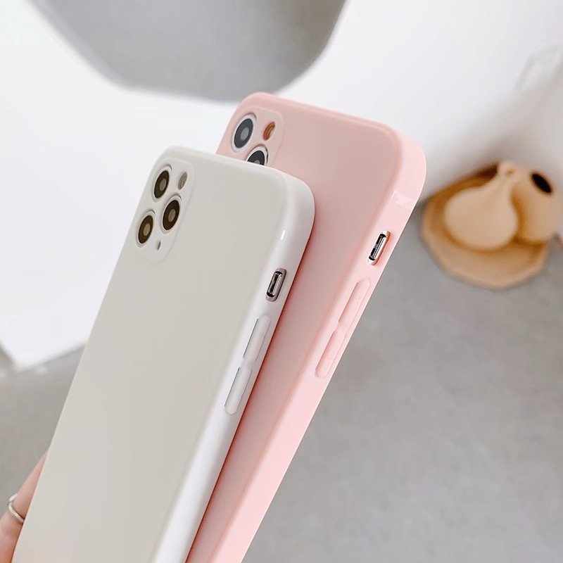 Full Cover Skin Feeling Matte Soft Silicone TPU Phone Case For iPhone 16 15 13 12 11 Pro Max XR XS