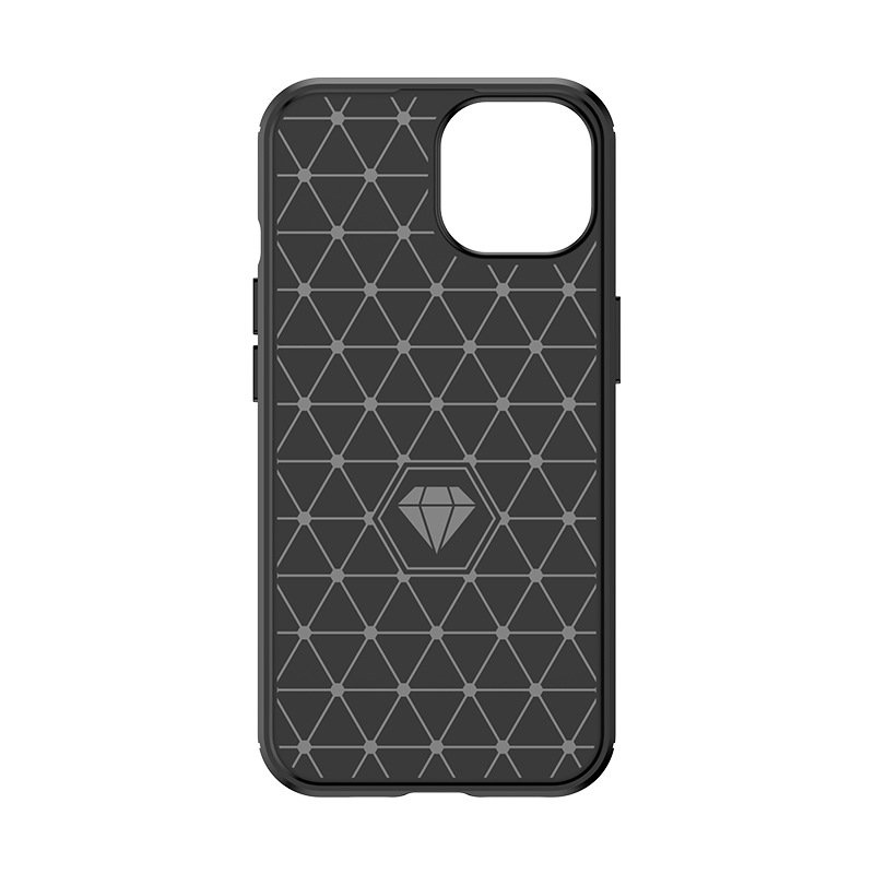 Fast delivery snap on Shockproof TPU Silicone Carbon Fiber Brushed design phone Cases For iPhone 16 others