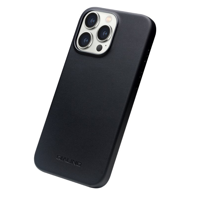 2024 QIALINO Brand Distributor Offer Handmade Mobile Phone Leather Case Cove for iphone 15 pro Max