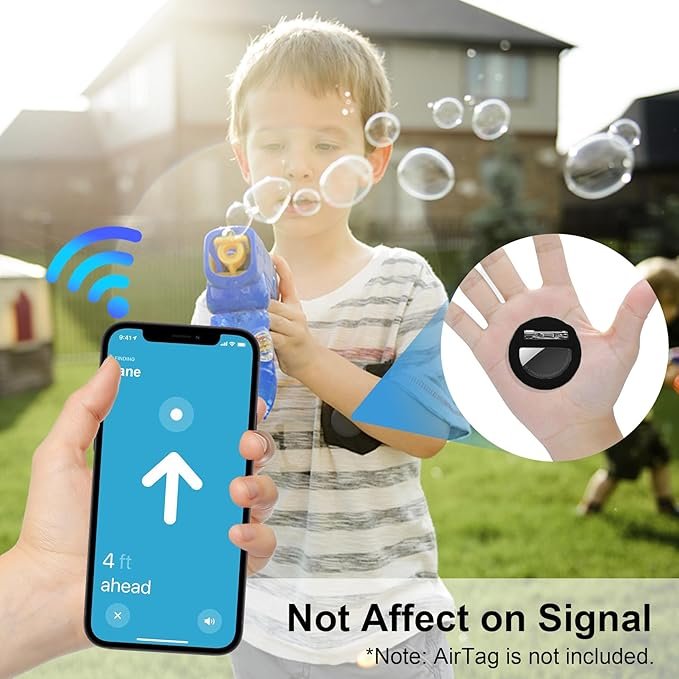 Hidden Air Tag Case with Pin GPS Tracker Clip Silicone Protective Case For Kids Airtags Tracker With Clothes Pin