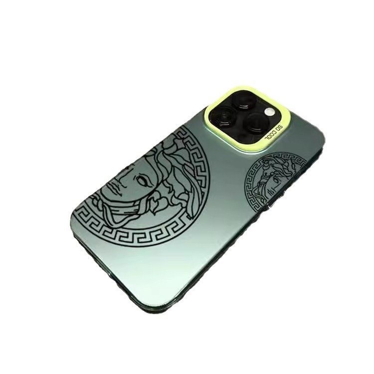 Designer Luxury Electroplated trendy luxury brand suitable for iphone 16promax phone case for iPhone 15 14pro retro style 13