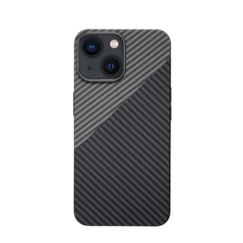 Premium Water Stick Carbon Fiber Textured Pattern 3D Protruding Feel Rubber Painting PC Cover with Removable Side keys Buttons