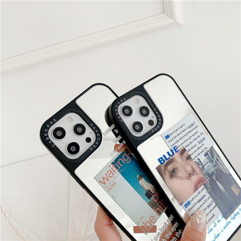 Custom Design Print Picture Logo Camera Protection Mirror TPU Cover for iPhone 15 14 13 12 Pro Max Mobile Phone Case