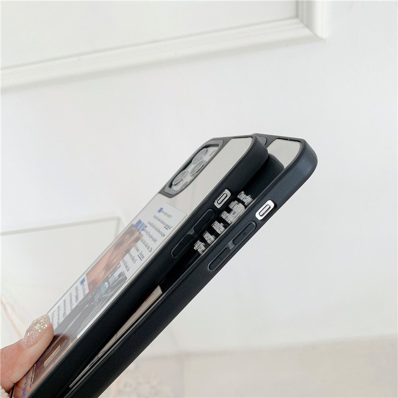 Custom Design Print Picture Logo Camera Protection Mirror TPU Cover for iPhone 15 14 13 12 Pro Max Mobile Phone Case