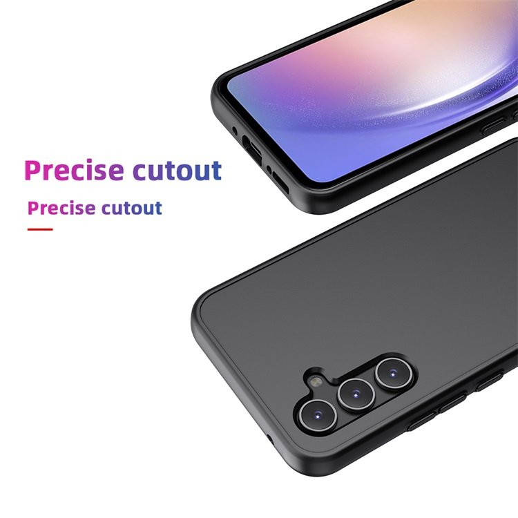 Wholesale for Samsung Galaxy A54 black PC TPU 2 in 1 combination Skin mobile phone case