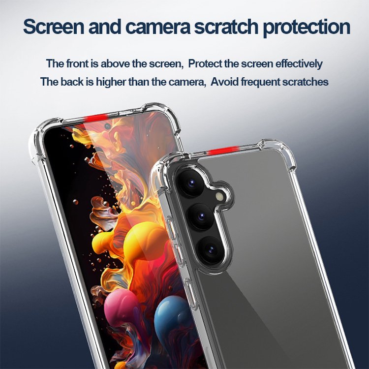 Luxury PC+TPU Samsung Clear Mobile Phone Case Anti-fall Phone Protective Case for a05s/Z Fold4/ultra