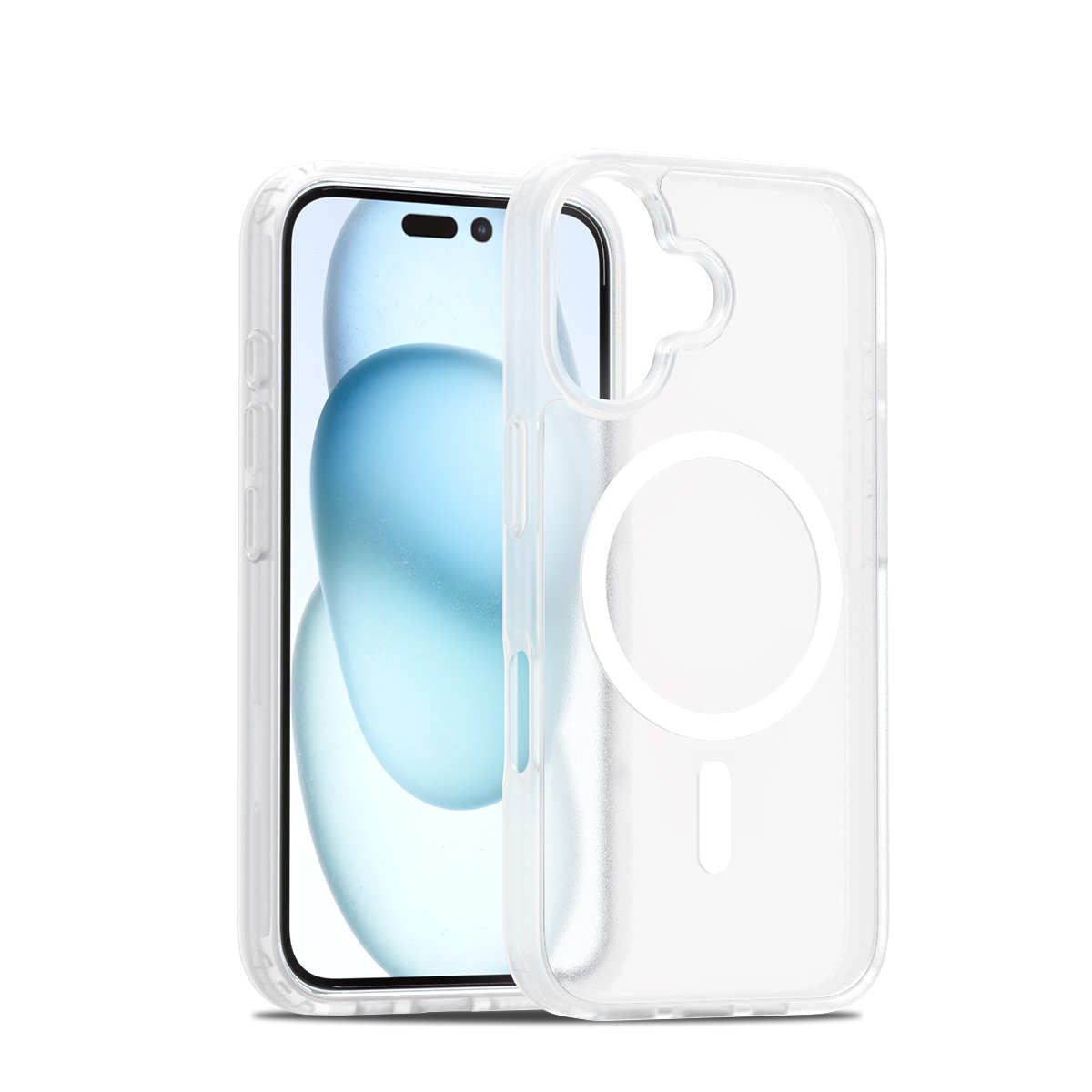 High Quality Frosted Matte Wireless Charger Magnetic Phone Case Anti-Fingerprint Magnetic for iphone 16 15 14 13 pro max case