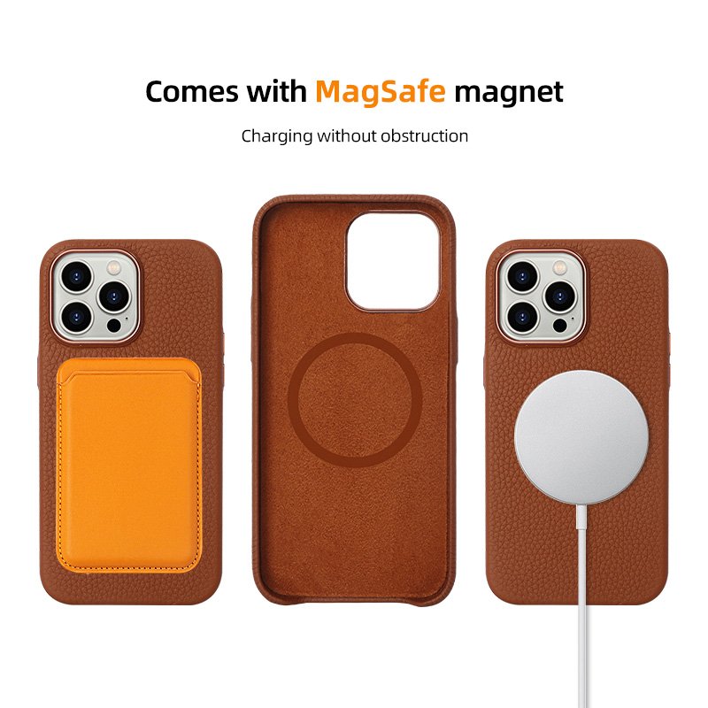 Global best-seller handyhulle magnetic leather phone case for iphone 13/14/15 Pro Max