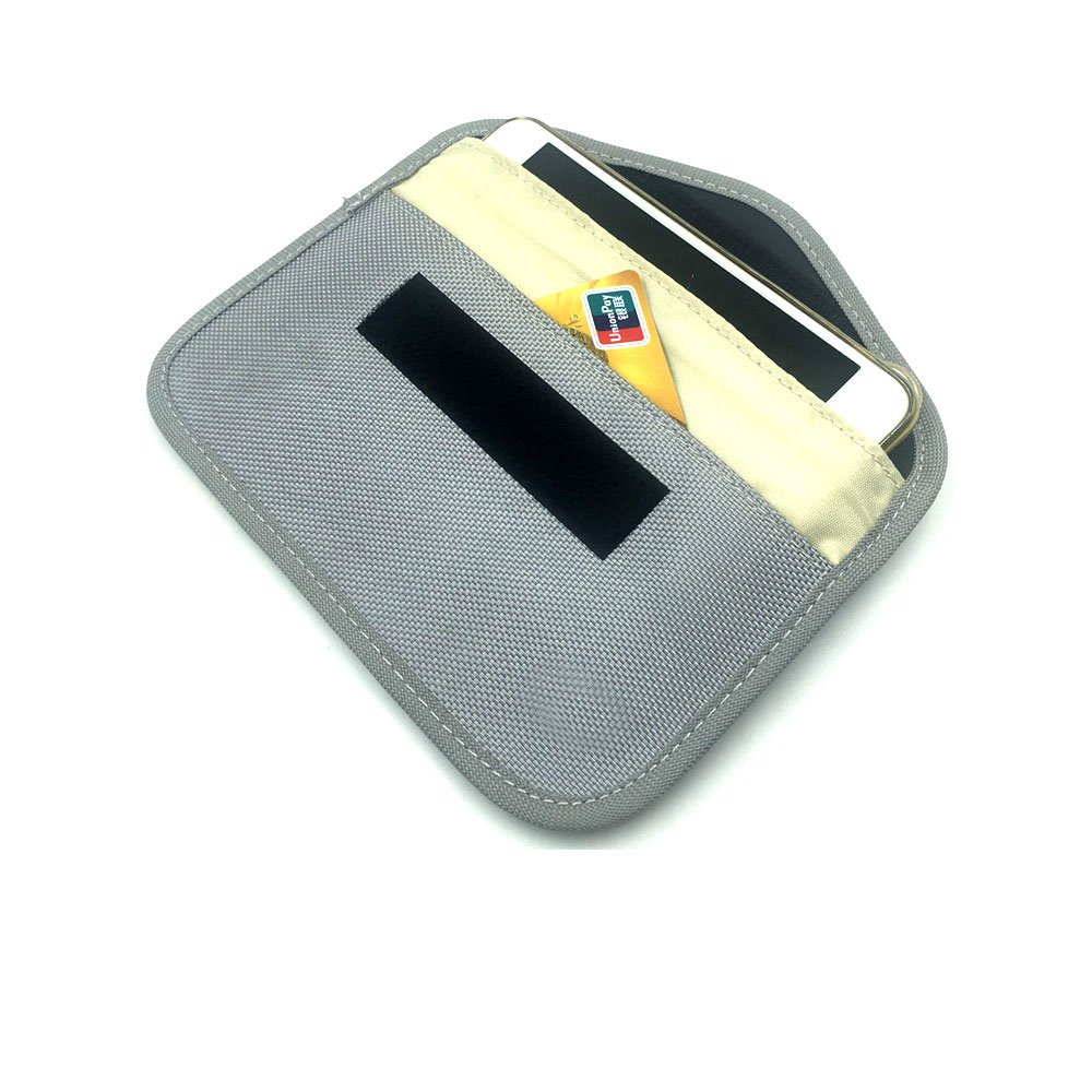 Hot Sell Mobile Phone GPS BT RFID Radio Signals Blocking Pouch Cell Phone jammer Blocker Signal Case