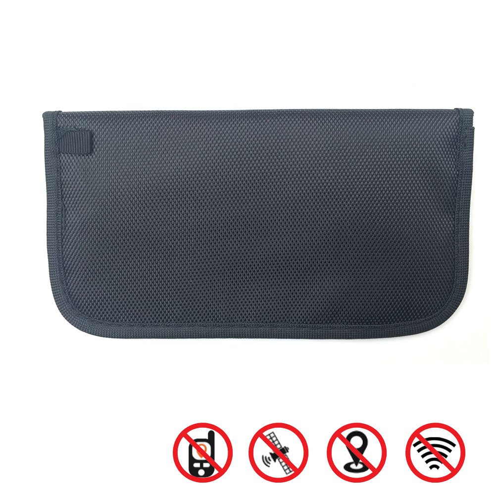 Hot Sell Mobile Phone GPS BT RFID Radio Signals Blocking Pouch Cell Phone jammer Blocker Signal Case