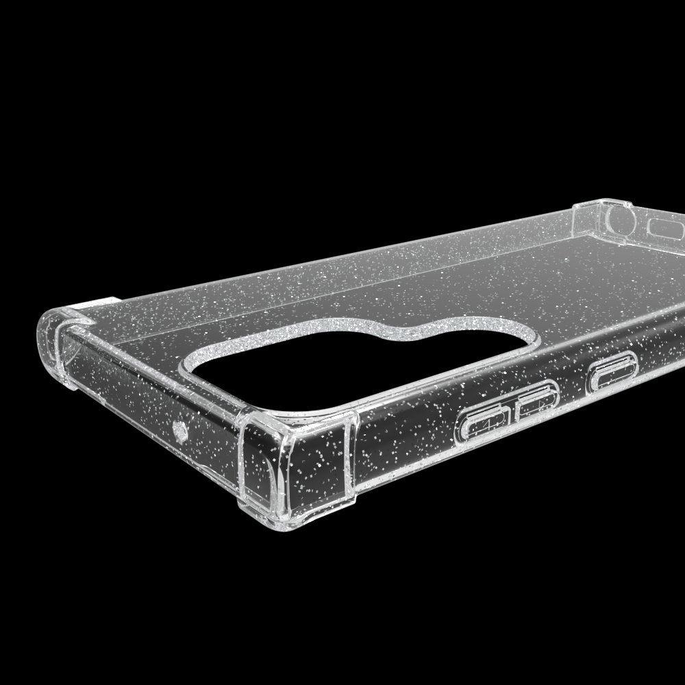Luxury Bling Glitter mobile phone case for Samsung Galaxy S23 Ultra cover for S22 S21 FE Transparent Glitter Case