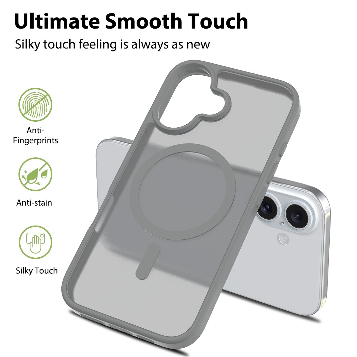 Trendy Color Shockproof Magnetic wireless Charging TPU PC Slim Phone Case for iPhone 16 Pro max