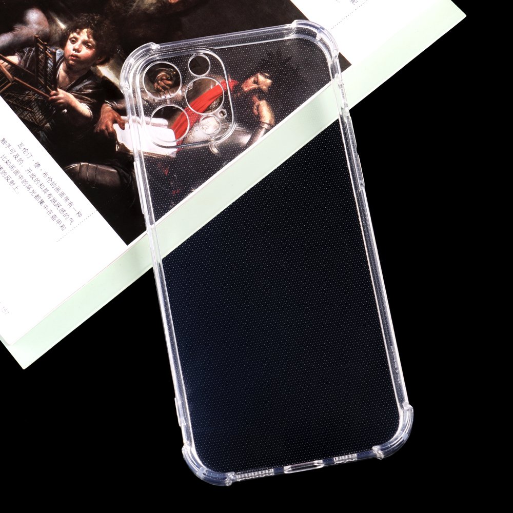 Four Corner Silicone Phone Case For iPhone 16 Pro Max 15 14 13 Pro 12 11 XS XR 1.5mm Clear Shockproof Soft TPU Back Cover