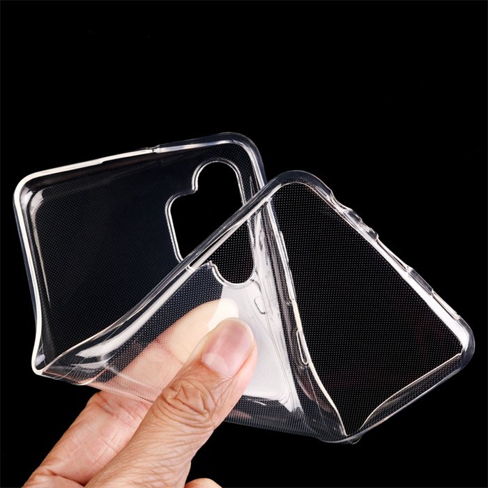 Clear Silicone Phone Case For Samsung Galaxy M35 M55 M14 M15 F55 F15 A35 A55 5G Transparent Soft TPU Mobile Phone Cover