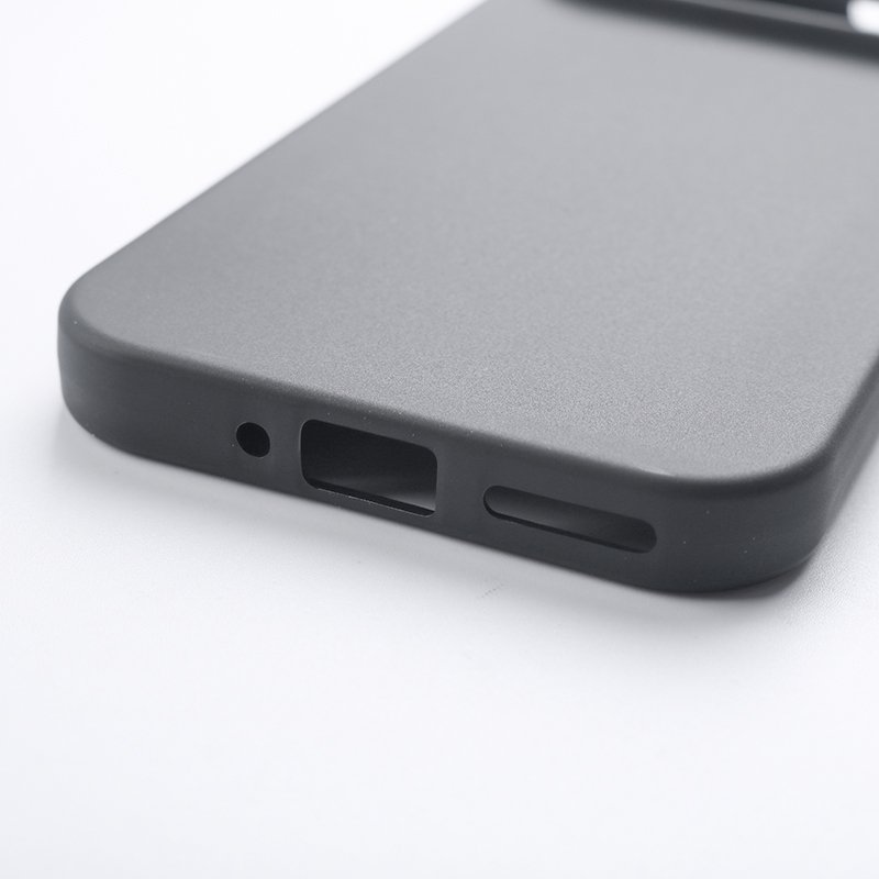 Plain Matte Cases Shockproof Phone Cover For Google Pixel 9 Pro XL 8 Plus 7A 6 Black Silicone Case