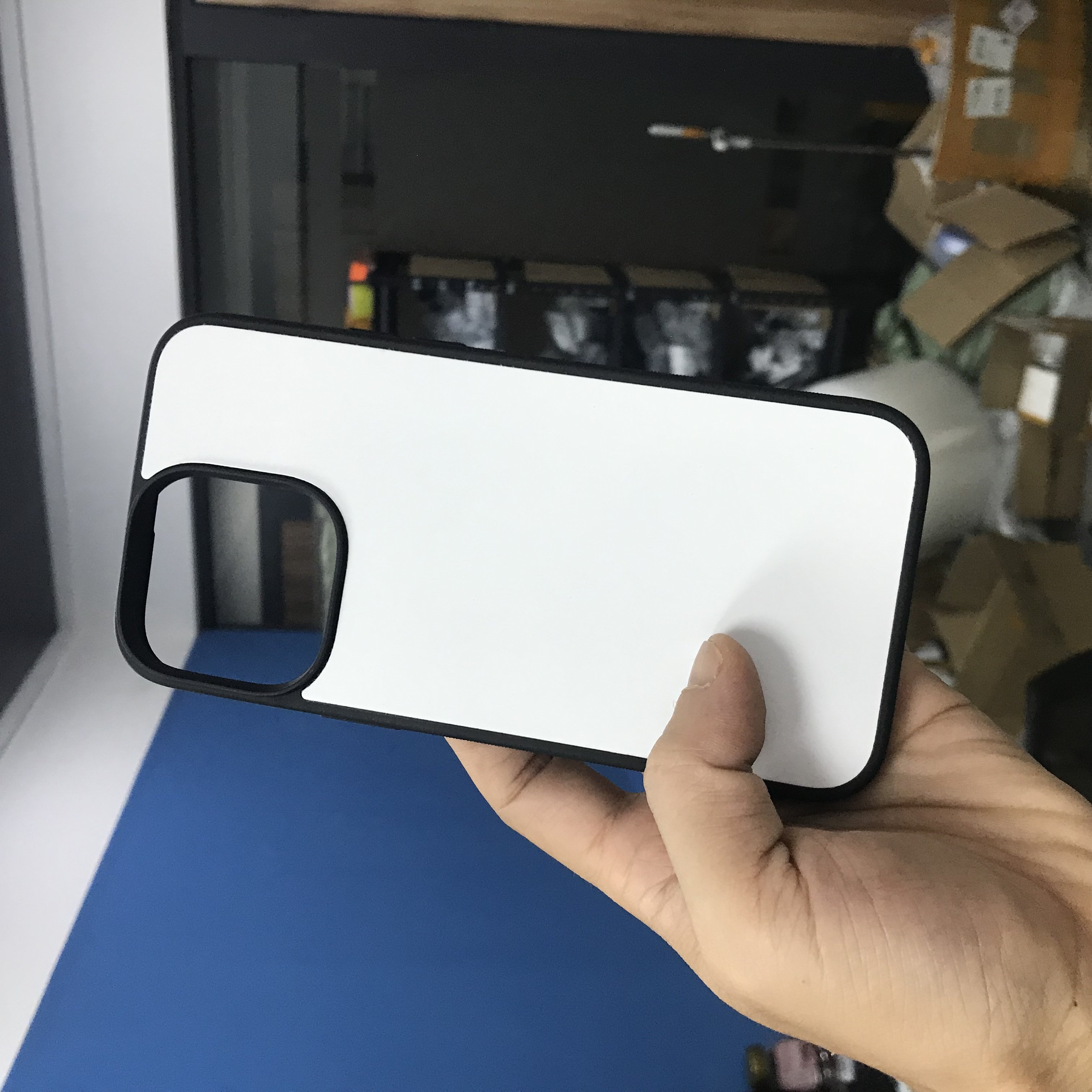 Sublimation Heat Transfer Blank Phone Case TPU+PC 2D Transparent Sublimation Phone Cover For iPhne 16 Series
