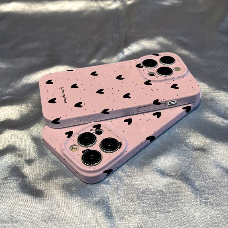 Glossy phone case with butterfly pendant for iPhone15 gradient colorful IMD bling girl mobile phone case for iphone 15 14 13 12