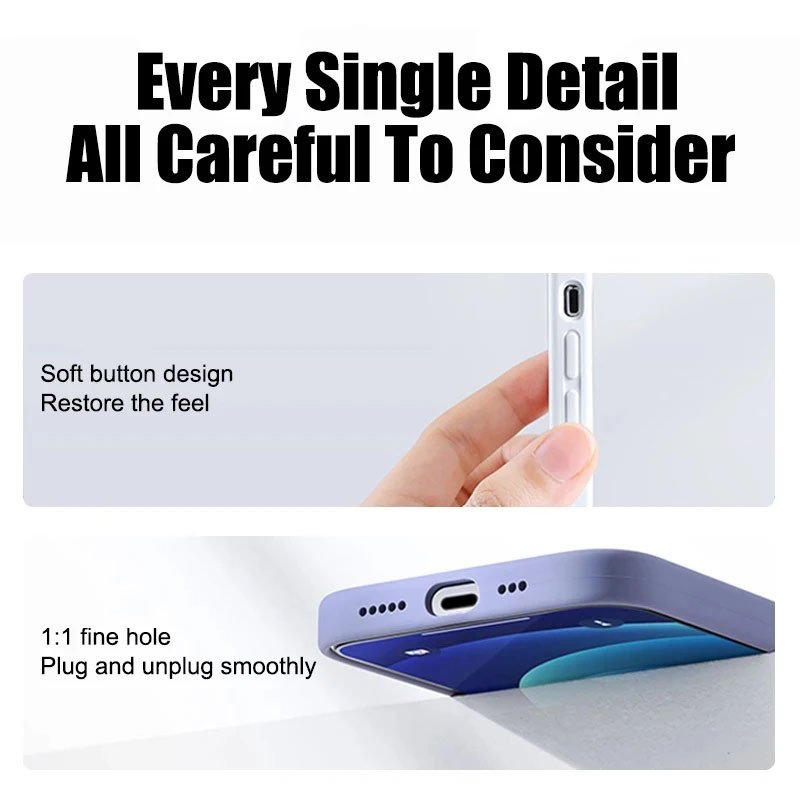 Wholesale Liquid Silicone Mobile Phone Cases for iPhone 15 14 13 12 11 Pro Max Plus Shockproof Cover
