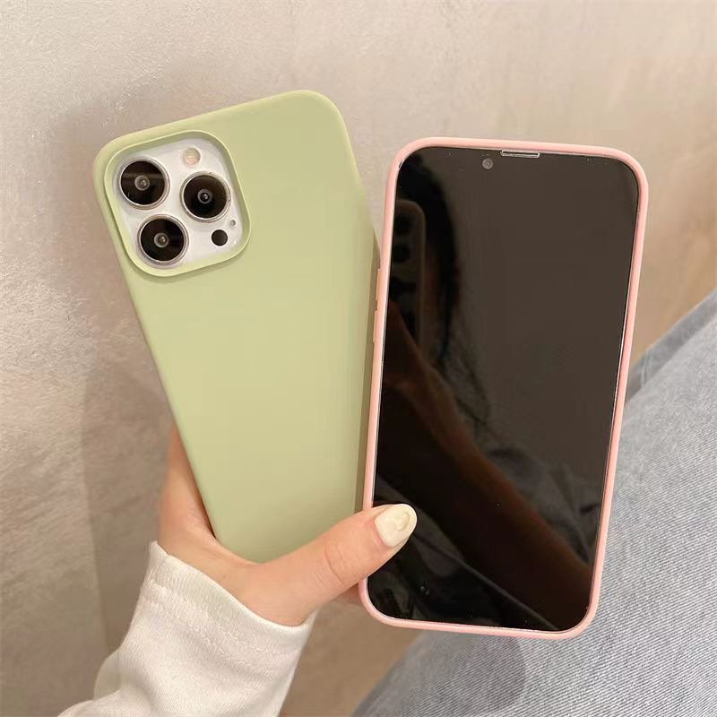 For iPhone 16 15 Case Luxury Matte Custom Logo Soft TPU Cover Cell Phone Case For iPhone 16 15 14 13 Pro Max 15 16 Plus