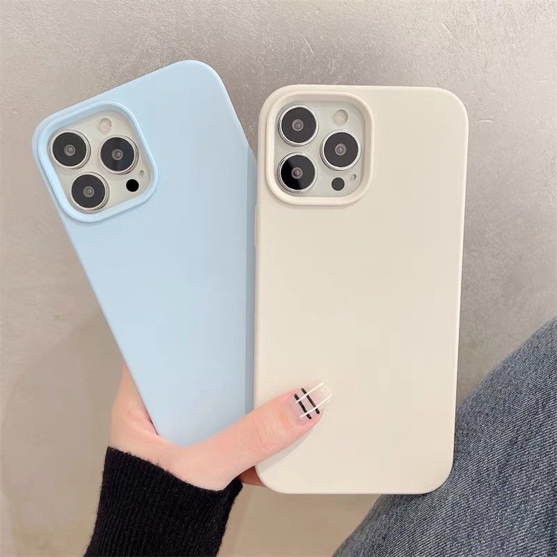 For iPhone 16 15 Case Luxury Matte Custom Logo Soft TPU Cover Cell Phone Case For iPhone 16 15 14 13 Pro Max 15 16 Plus