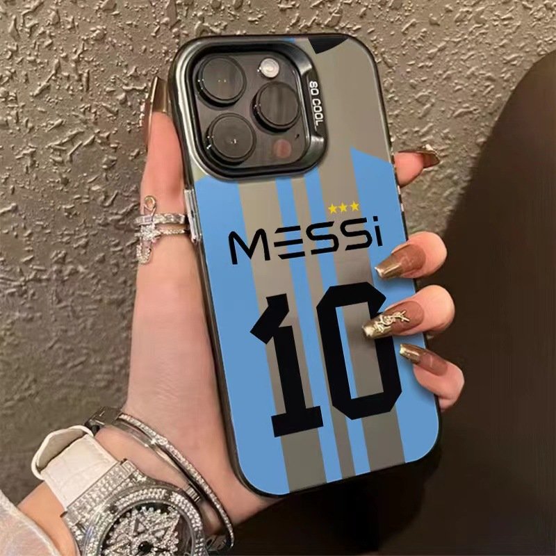 Custom Messi UV Painting Printing Sublimation Mobile Phone Case for iPhone 11 12 13 14 15 Silicon Cover for Samsung S24 Ultra