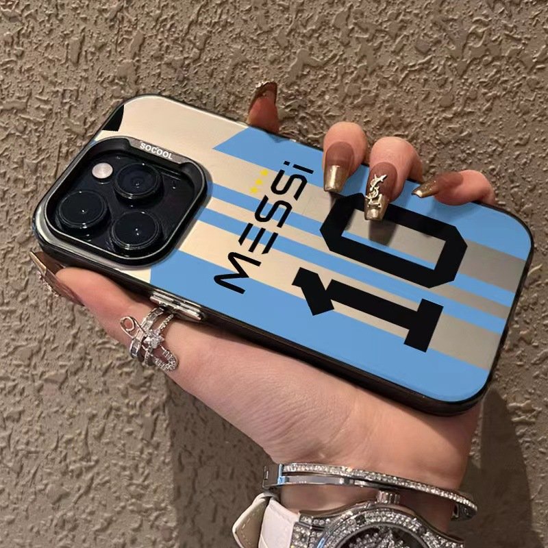 Custom Messi UV Painting Printing Sublimation Mobile Phone Case for iPhone 11 12 13 14 15 Silicon Cover for Samsung S24 Ultra