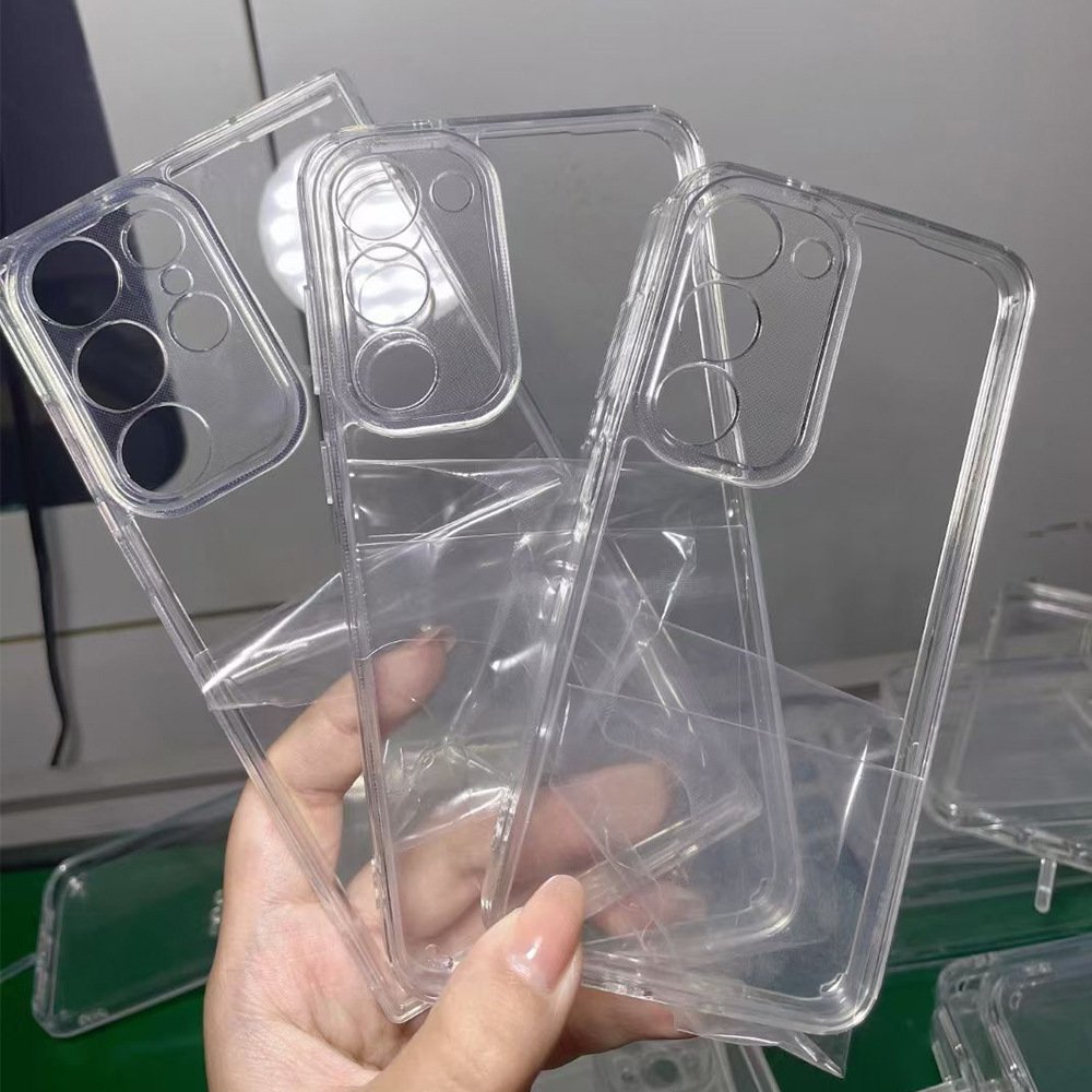 Factory Shockproof 1.5mm Hard Acrylic 2.0mm TPU Case For iPhone 16 15 Pro Max Samsung A16 A06 A05 A05S Mobile Phone Accessories